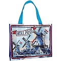 Typisch Hollands Luxus-Shopper Holland - Windmühle - Rot-Weiß-Blau