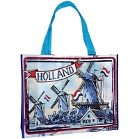 Typisch Hollands Luxus-Shopper Holland - Windmühle - Rot-Weiß-Blau