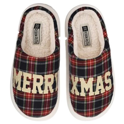 Robin Ruth Herenpantoffels kerst -maat 40-41- Merry Christmas