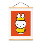 Nijntje (c) Poster Miffy im A3-Format (29,7 x 42,0 cm) – Miffy mit Krone