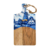 Ter Steege souvenirs Käsebrett Mühle Pferd blau 25x13cm