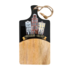 Typisch Hollands Cheese board Canal Houses black 25x13cm