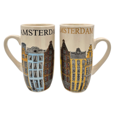 Typisch Hollands Geschenkset 2 Kaffeetassen - Amsterdam