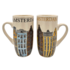 Ter Steege souvenirs Gift set 2 coffee cups - Amsterdam