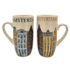 Typisch Hollands Gift set 2 coffee cups - Amsterdam