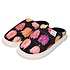 Robin Ruth Women's slippers - Black with Tulips size 38-39