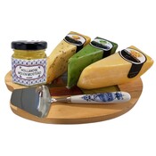 Typisch Hollands Cheese - delicatessen package on wooden palette