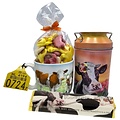 www.typisch-hollands-geschenkpakket.nl Gift package cows - Wiebe van der Zee (milk can) - Fruit cows