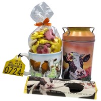 www.typisch-hollands-geschenkpakket.nl Geschenkpaket Kühe - Wiebe van der Zee (Milchkanne) - Obstkühe