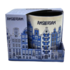 Typisch Hollands Large coffee-tea mug in gift box - Delft blue - Amsterdam