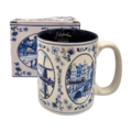 TTD Gifts Große Kaffee- und Teetasse in Geschenkbox – Delfter Blau