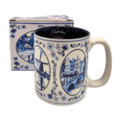Typisch Hollands Grote koffie-theemok in geschenkdoos - Delfts blauw
