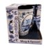 TTD Gifts Becher mit Löffel - Delfter Blau