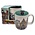 TTD Gifts Grote koffie-theemok in geschenkdoos - Grachtenhuisjes - Multicolor