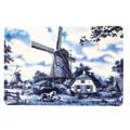 Typisch Hollands Placemat traditioneel - Molen Holland (Delfts blauw)