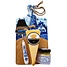 Typisch Hollands Kaasgeschenk - Houten kaasplank - Delfts blauw