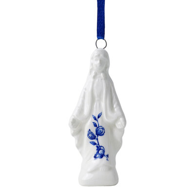 Heinen Delftware Kerstornament - Madonna - Delfts blauw