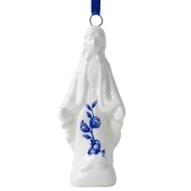 Heinen Delfts blauw Christmas ornament - Madonna - Delft blue