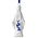 Heinen Delfts blauw Christmas ornament - Madonna - Delft blue