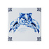 Heinen Delftware Luxury coasters - Earthenware - Lazy cats