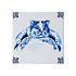 Heinen Delftware Luxus-Untersetzer – Steingut – Faule Katzen