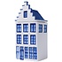 Heinen Delfts blauw Delft Blue canal house storage jar