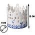 Heinen Delftware Tealight holder - Facade houses - Large