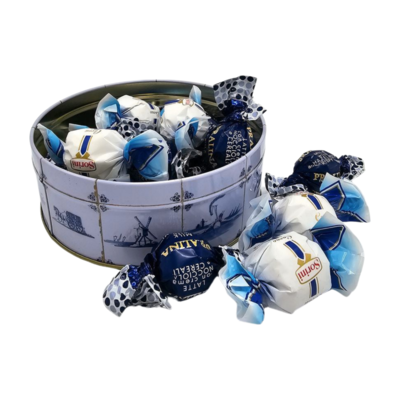 Typisch Hollands Delfts blauw-Holland blik (chocolade) - Vernieuwd blik