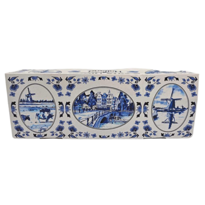 TTD Gifts Geschenkdoos Mokken - Delfts blauw  2 stuks (geschikt voor senseo)
