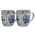 Typisch Hollands Gift box Mugs - Delft blue 2 pieces (suitable for senseo)