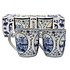 TTD Gifts Geschenkdoos Mokken - Delfts blauw  2 stuks (geschikt voor senseo)