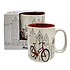 TTD Gifts Large coffee-tea mug in gift box - Wit-Fietsen Amsterdam