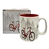 Typisch Hollands Large coffee-tea mug in gift box - Wit-Fietsen Amsterdam