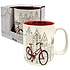 TTD Gifts Grote koffie-theemok in geschenkdoos - Wit-Fietsen  Amsterdam