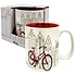 Typisch Hollands Large coffee-tea mug in gift box - Wit-Fietsen Amsterdam