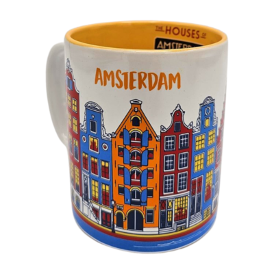 TTD Gifts Grote koffie-theemok in geschenkdoos - orange - Amsterdam