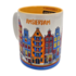 Typisch Hollands Large coffee-tea mug in gift box - orange - Amsterdam