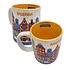 Typisch Hollands Large coffee-tea mug in gift box - orange - Amsterdam