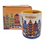 Typisch Hollands Large coffee-tea mug in gift box - orange - Amsterdam