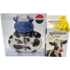 Typisch Hollands Geschenkset -Wanduhr Kuh und Kuh-Lakritz im Milchkarton