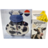 Typisch Hollands Gift set -Wall clock Cow and cow licorice in milk carton