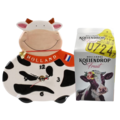 Typisch Hollands Gift set -Wall clock Cow and cow licorice in milk carton