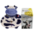 Typisch Hollands Geschenkset -Wanduhr Kuh und Kuh-Lakritz im Milchkarton