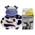 Typisch Hollands Gift set -Wall clock Cow and cow licorice in milk carton