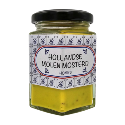 Typisch Hollands Dutch Mill Mustard - with honey (200 grams)