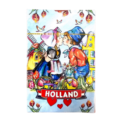 www.typisch-hollands-geschenkpakket.nl Geschenkbox - Holland-Geschenke - Thema Holland küssendes Paar