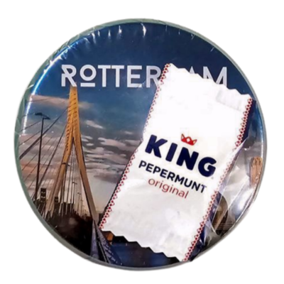 Typisch Hollands Small tin with King peppermint -Rotterdam