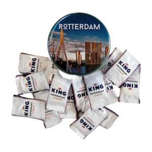 Typisch Hollands Klein blik met King pepermunt  - Rotterdam
