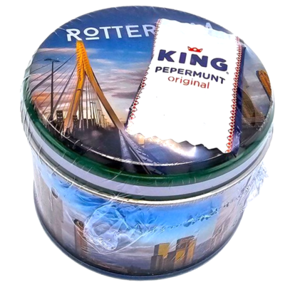 Typisch Hollands Small tin with King peppermint -Rotterdam