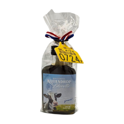 Typisch Hollands Cow Licorice Liqueur and Chocolate (Cow Licorice gift set)